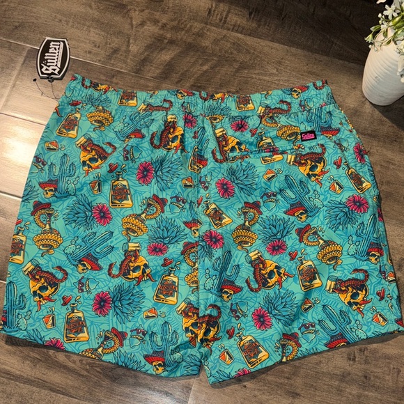 Sullen Men's Tequila Party Multi Colored Board Shorts - Picture 11 of 11